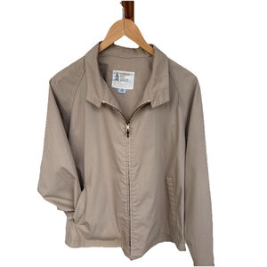 Vintage London Fog Harrington Jacket Tan Golfcore Old Money Minimalist XL Mens